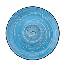  Блюдце керамічне 300 мл Spiral Blue Wilmax (6) (48) №WL-669636/6363