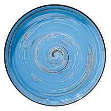  Тарілка керамічна Spiral Blue 23 см Wilmax (3) (24) №WL-669619/6193