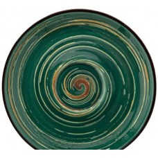  Блюдце керамічне Spiral Green 15 см Wilmax (6) (48) №WL-669536/5366