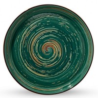  Тарілка керамічна Spiral Green 23 см Wilmax (3) (24) №WL-669519/5196