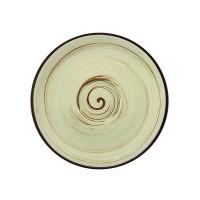 Блюдце керамическое Spiral Pistachio 15 см Wilmax (6) (48) №WL-669136/1368  