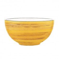  Салатник керамічний Spiral Yellow 14 см 600 мл Wilmax (3) №WL-669430