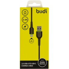 Кабель USB > Type-C Budi 2.4A 1 м №M8J158T  