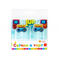 Набір свічок в торт Games 5 шт Maxi (48) №MX629278