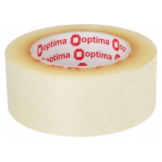  Лента клейкая упаковочная Optima 48 ммх160 м прозрачная (6) (24) №O45322