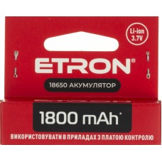  Аккумулятор Etron Ultimate Power 18650, 1800 mAh (1) (50)