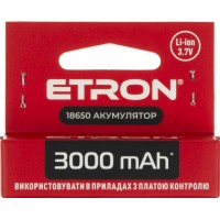 Акумулятор Etron Ultimate Power 18650, 3000 mAh (1) (50)  