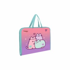 Папка-портфель "Yes" №491986 A4 "Pusheen" на блиск.,з ручками(12)(48)