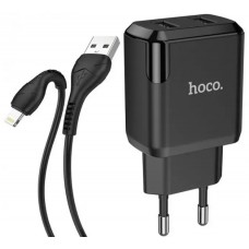 Зарядний пристрій Hoco N7 2USB 2.1A black  