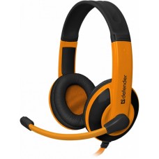 Навушники Defender Warhead G-120 ігрові 2м black/orange+мікрофон №64099