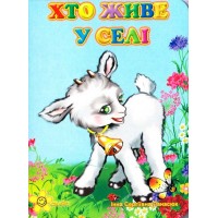 Книжка А6 "Книжка-іграшка: Хто живе у селі"/Смайл/