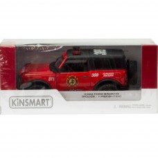 Машина інер-а метал. "Kinsmart" Ford Bronco Поліція/Пожежна 2022,в кор-ці,16х7,5х8см