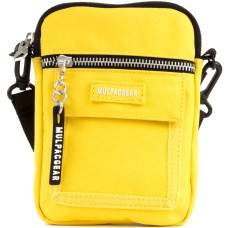 Сумка плечова 1від., 2карм. жовта №ML-001-yellow