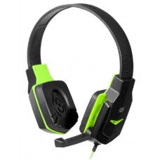 Навушники Defender Warhead G-320 1,8м black/green+мікрофон