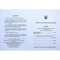Табель успішності А5 7-11 класів,офс.,син.(200)(20)