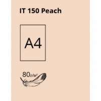 Папір кольор. А4 80г/м паст. Crystal Color Paper Peach 150 (персик)(100)