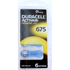 Батарейка Duracell Zinc Air HA675 6bl(6)(60)