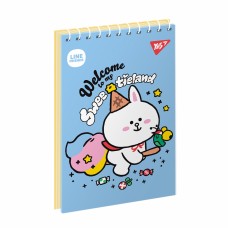 Блокнот пруж. A6 80арк. "Line Friends" №151963/Yes/(3)(6)(210)