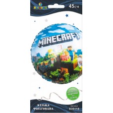  Шарик воздушный фольгированный Minecraft 45 см Pelican (5) №835118