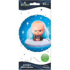 Кулька повітр. фольгована "BOSS BABY" 45см №835129/Pelican/(5)