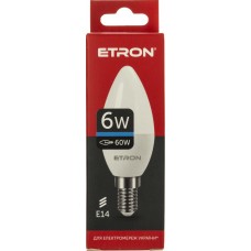 Лампа "Etron Light Power" LED 1-ELP-096 C37 6Вт 6500K Е14(10)