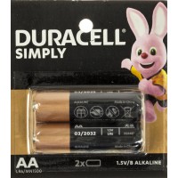 Батарейки Duracell LR-06/блістер відривний 2шт(6)(60)