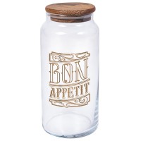 Банка скло "Herevin Bon Appetit" 1,4л з кришкою №232006-147(12)