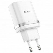 Зарядний пристрій Hoco №C12Q швидка зарядка 1USB+microUSB 1м 3.0A 18w white/black (10)