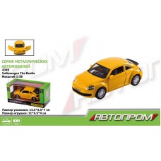 Машина метал. "Автопром" Volkswagen The Beetle,відчин. двері,в кор-ці №4349(48)(96) КІ