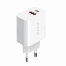 Зарядний пристрій Havit №HV-UCP007 USB+Type-C 20W white(5)