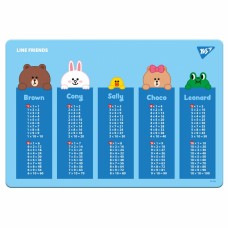 Підкладка для столу "Yes" №492174 Line Friends Таблиця множення(10)(200)