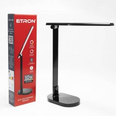 Лампа наст. LED ETRON Desk Lamp 10W Black №1-EDL-424