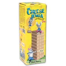 Гра "Cheese Jenga" 48 брусків,укр. №30718(16) "Strateg"