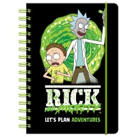 Щоденник-планер недат A5 "Kite" №RM23-438 Rick and Morty тв.обкл.