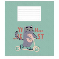 Зошит 18арк. кліт. Школярик "Cute copybook" УФ-лак №018-3212K(25)(250)