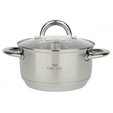 Каструля нерж. "Oscar Chef" 18см 2,6л з кришкою №OSR-2000-18(6)