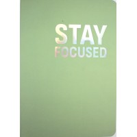 Блокнот А5 80арк. кліт. карт. "Motivation" Stay Focused №8700-15-A-LA/Axent/(4)