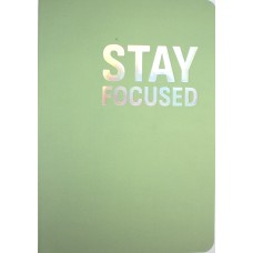 Блокнот А5 80арк. кліт. карт. "Motivation" Stay Focused №8700-15-A-LA/Axent/(4)