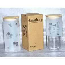 Банка для сип. продуктів скло "Frosted" 1.5л №7029-16/S&T/(12)