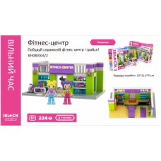 Конструктор "IBlock Junior" Дівчатка,Фітнес-центр224дет.,2 фігур,інстр.,в кор-ці,КІ