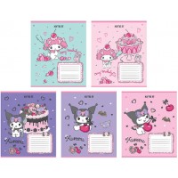 Зошит 18арк. лін. "Kite" софт тач + УФ лак Hello Kitty №HK24-237(20)(400)