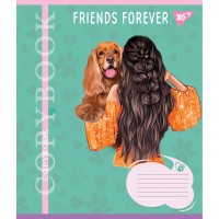 Зошит 18арк. лін. YES Friends forever №766992(25)(400)