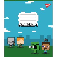Зошит 12арк. кос.лін. YES Minecraft №766936(25)(500)