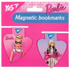 Закладка магніт. "Yes" №708110 Barbie heart 2шт(10)(50)