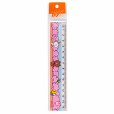 Лінійка пласт. 15см "Yes" Line Friends,рожева №370656(20)(100)
