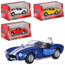 Машина інер-а метал. "Kinsmart" Shelby Cobra 1965(1:32)в кор-ці,16х8х7,5см №KT5322W(24)