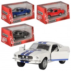 Машина інер-а метал. "Kinsmart" Shelby GT-500 1967(1:38)в кор-ці,16х7,5х8см №KT5372 W(24)