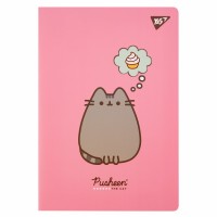 Зошит А4 40арк. кліт. з висічкою "Pusheen" №681856/Yes/(3)(40)