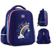 Ранець каркасний "GoPack" Education Cute Rainbow 2від.,2карм. №GO24-165M-1(6)