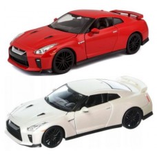 Автомодель "Nissan" GT-R (1:24) асорті червоний, білий металік №18-21082/КіддіСвіт/(12)